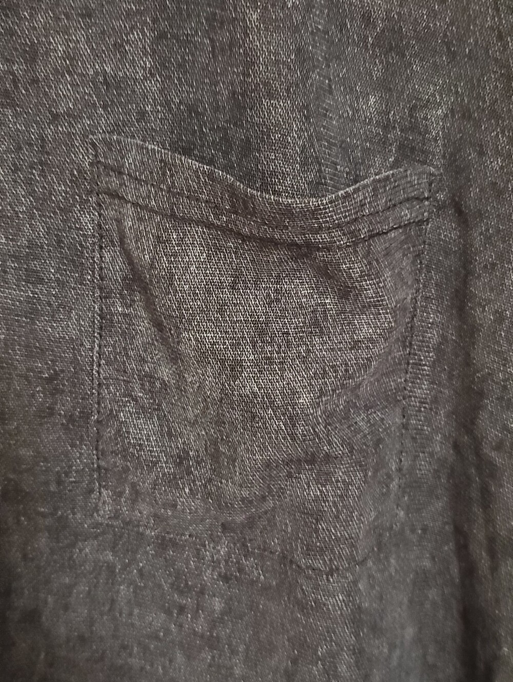 Ember Missy Indigo Semi Sheer Button-Up Shirt Size XL - Picture 5 of 7